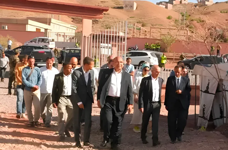 السيد بنموسى يقوم بزيارة تفقدية لعدد من مراكز إيواء التلاميذ والمؤسسات التعليمية بإقليمي شيشاوة والحوز