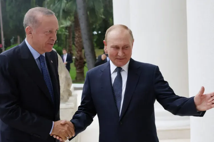 بوتين يطلب من إردوغان دعم تصدير الحبوب الروسية