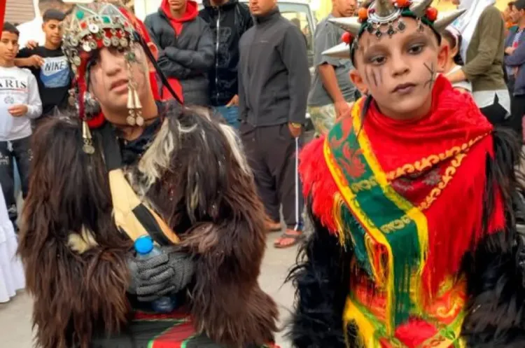 كرنفال بوجلود:  موسم تتحول أزقة إمنتانوت إلى مسرح للفرجة والاحتفال بمناسبة عيد الأضحى