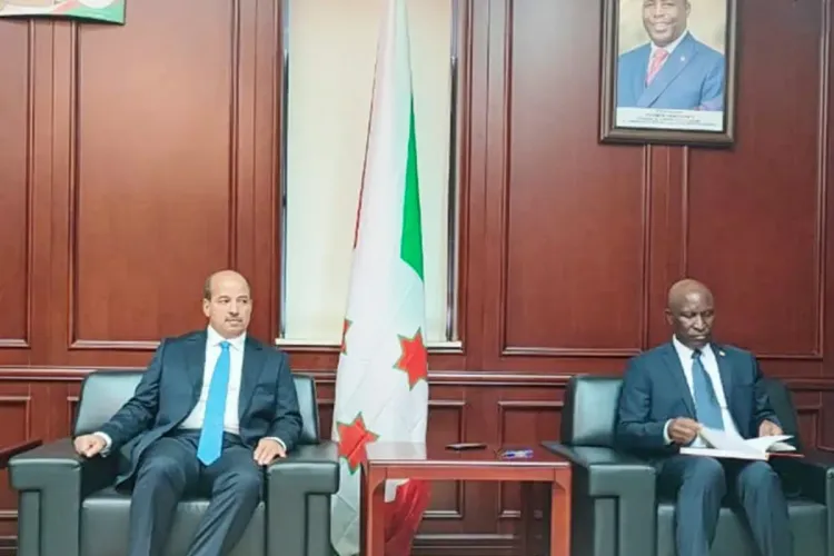 النعم ميارة يتباحث مع رئيس رابطة مجالس الشيوخ والشورى ببوجومبورا