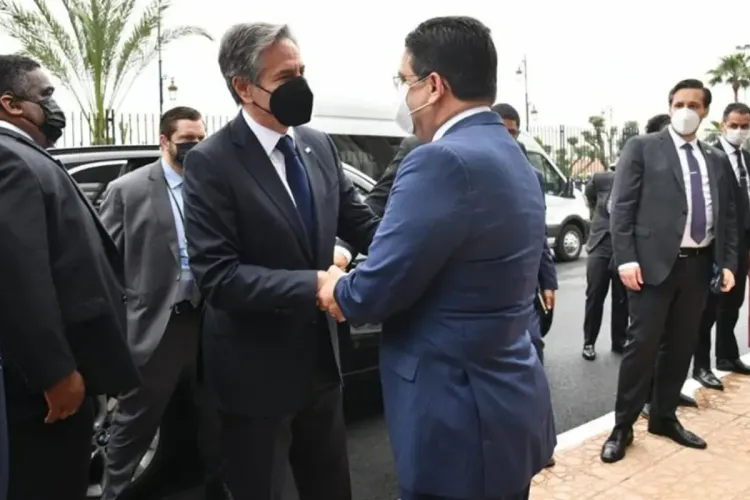 ناصر بوريطة يستقبل وزير الخارجية الأمريكي أنطوني بلينكين