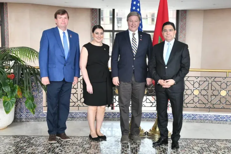وفد الكونغرس الأمريكي يشيد بالتزام جلالة الملك بتعزيز السلام والأمن الدوليين