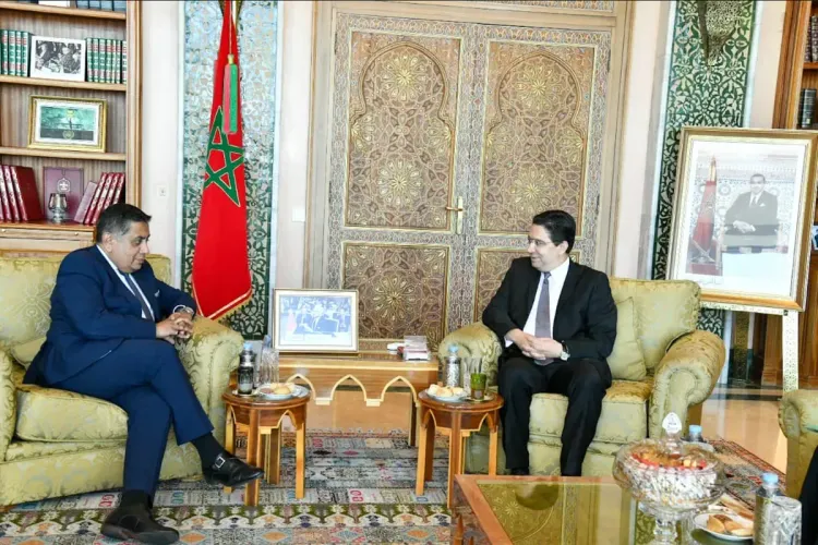 وزير الخارجية ناصر بوريطة يتباحث مع وزير الدولة البريطاني للشرق الأوسط