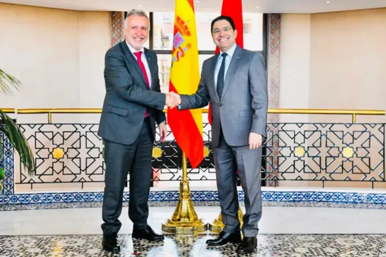 السيد بوريطة يستقبل رئيس حكومة جزر الكناري