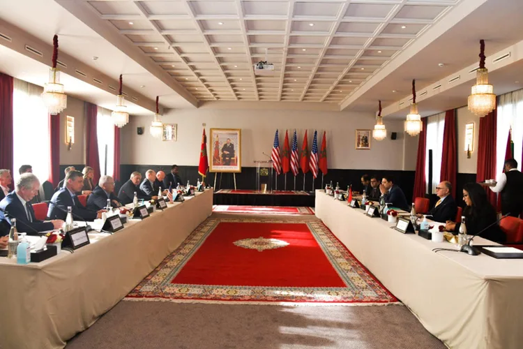 السيد بوريطة يتباحث مع وفد عن مجلس الشيوخ الأمريكي