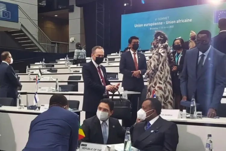 السيد بوريطة يجري سلسلة مباحثات على هامش قمة الاتحاد الأوروبي الاتحاد الإفريقي