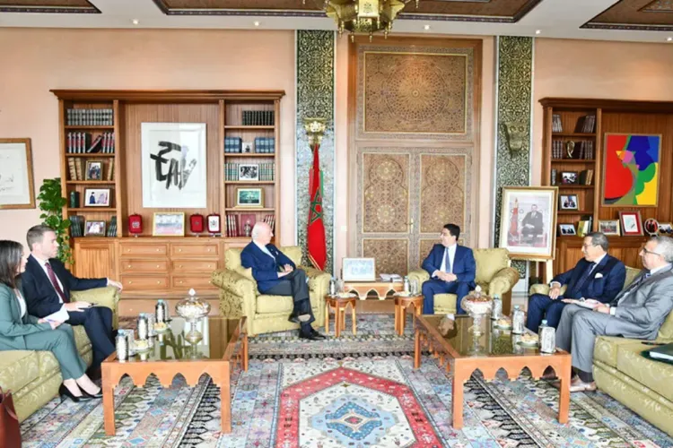 السيد ناصر بوريطة يستقبل المبعوث الأممي إلى الصحراء المغربية