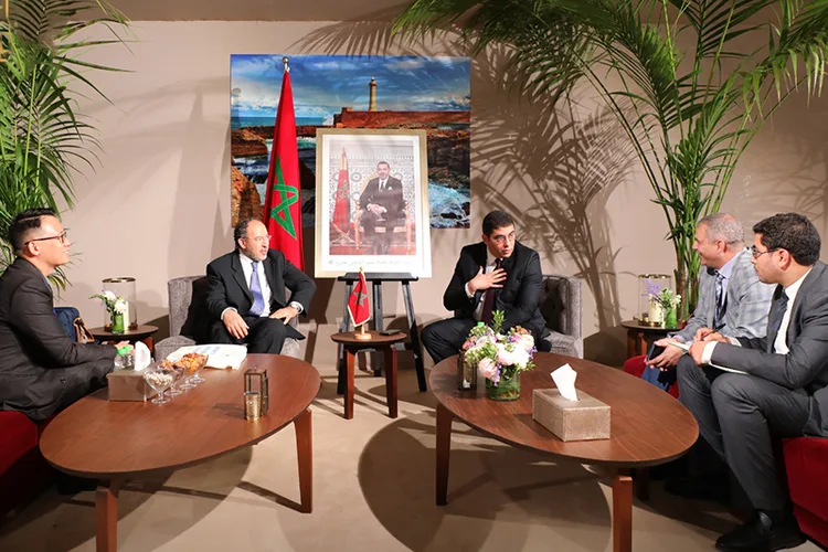 السيد مهدي بنسعيد يتباحث مع المدير العام المساعد للاتصالات والمعلومات في اليونيسكو