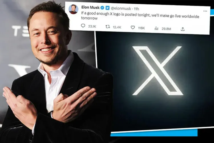 تويتر يستبدل الطائر الأزرق بحرف إكس