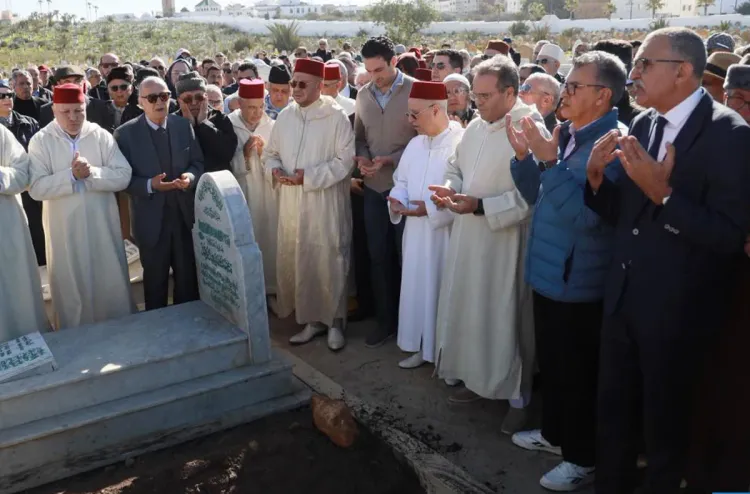 تشييع جثمان الراحل عباس الجيراري مستشار صاحب الجلالة سابقا بالرباط