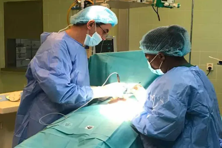 الجمعية المغربية تنوير تنظم حملة طبية لفائدة سكان تيفاوان بالسنغال