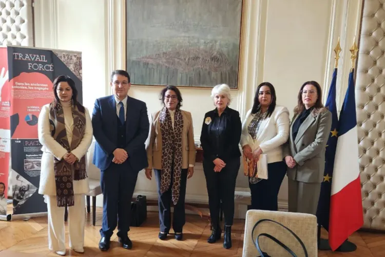 وفد برلماني من مجلس النواب يتباحث مع النائبة الأولى للجمعية الوطنية الفرنسية