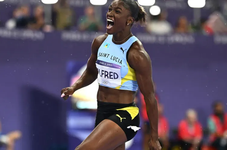 أولمبياد باريس: العداءة جوليين ألفريد من سانت لوسيا تحرز ذهبية سباق 100 متر
