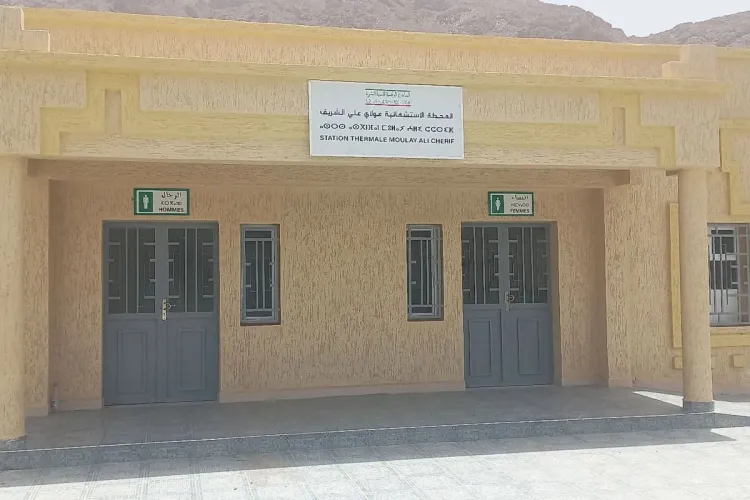 حامات مولاي علي الشريف تستقبل زوارها في حلة جديدة