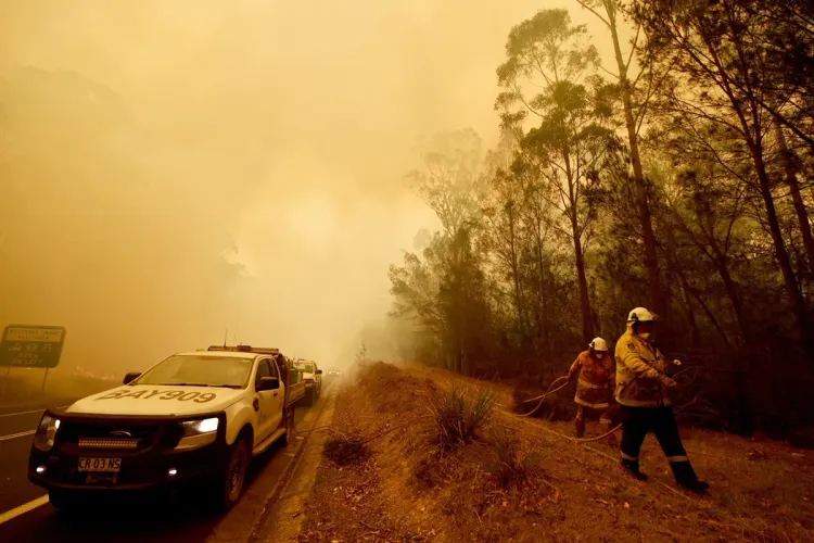 أستراليا: إجلاء آلاف الأشخاص بسبب حرائق الغابات