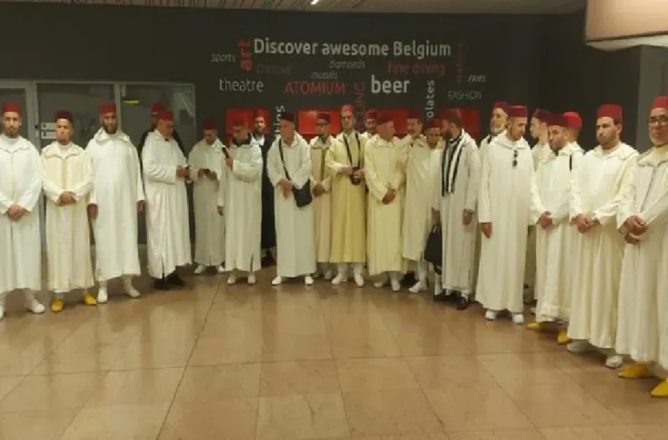 حفل استقبال ببروكسل على شرف أعضاء البعثة الدينية الموفدين إلى بلجيكا خلال شهر رمضان