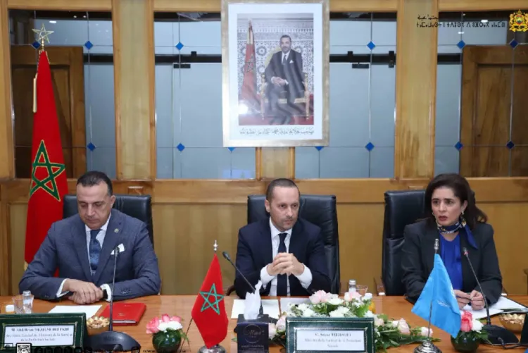 وزير الصحة والحماية الاجتماعية يتباحث مع المديرة الإقليمية لمنظمة الصحة العالمية لشرق المتوسط