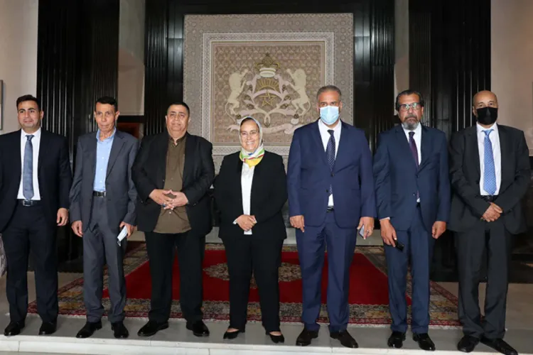 نائبة رئيس مجلس النواب تتباحث مع رئيس المؤتمر الوطني الشعبي للقدس بالرباط