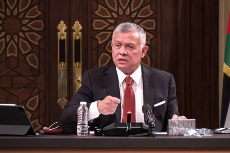 العاهل الأردني يؤكد لرئيس الوزراء الإسرائيلي أهمية التهدئة الشاملة بين الإسرائيليين والفلسطينيين