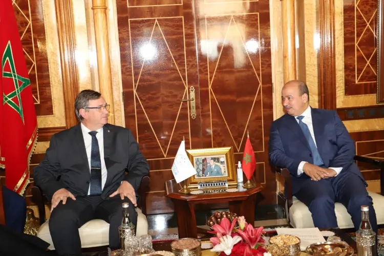 رئيس مجلس المستشارين يتباحث تعزيز التعاون الثنائي مع رئيس برلمان السوق المشتركة لأمريكا الجنوبية