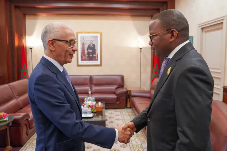 رئيس مجلس النواب يتباحث مع رئيس المجلس الوطني الانتقالي بغينيا