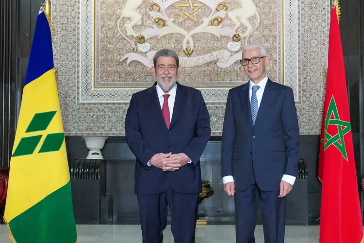 رئيس مجلس النواب يتباحث مع الوزير الأول في حكومة سان فانسون وغرونادين