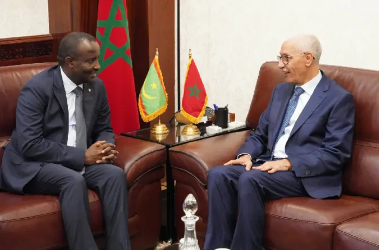 رئيس مجلس النواب يجري مباحثات مع وزير العدل الموريتاني