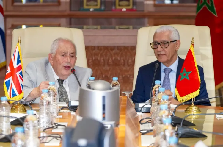 رئيس مجلس النواب يجري مباحثات بالرباط مع وفد عن النادي الليبرالي الوطني بالمملكة المتحدة