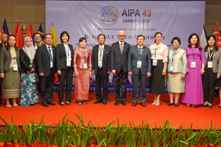 السيد رشيد الطالبي يشارك في أشغال الدورة الثالثة والأربعين للجمعية البرلمانية بكمبوديا