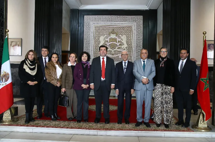 الرباط.. السيد الطالبي العلمي يجري مباحثات مع وفد برلماني مكسيكي