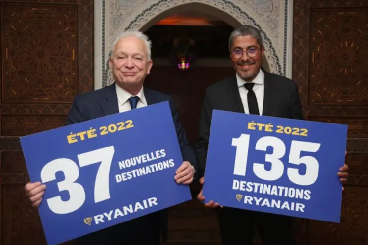 توقيع اتفاقية شراكة بين المكتب الوطني المغربي للسياحة وشركة رايان إير