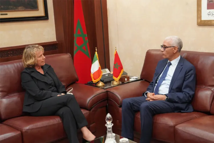 السيد راشيد الطالبي العلمي يجري مباحثات مع رئيسة لجنة الخارجية والهجرة بمجلس الشيوخ الإيطالي