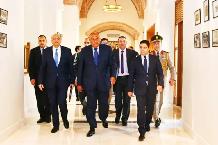 سفارة مصر بالرباط : السيد بوريطة و نظيره المصري يفتتحان مقر السفارة الجديد (صور)