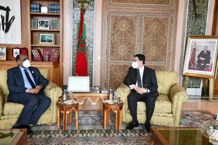 ناصر بوريطة يتباحث مع نظيره السوداني بالرباط