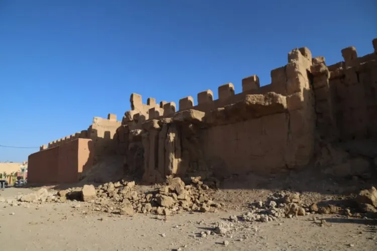 لجنة مختصة تتفقد الأضرار التي لحقت بالمباني الأثرية بتارودانت جراء الزلزال