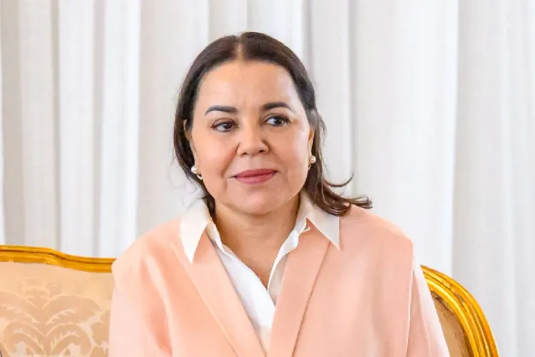 صاحبة السمو الملكي الأميرة للا أسماء تترأس مأدبة غداء أقامها صاحب الجلالة الملك محمد السادس على شرف السيدة الأولى لجمهورية السلفادور