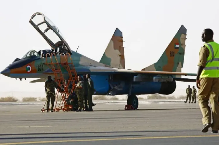 طائرات الجيش السوداني تقصف مواقع للدعم السريع