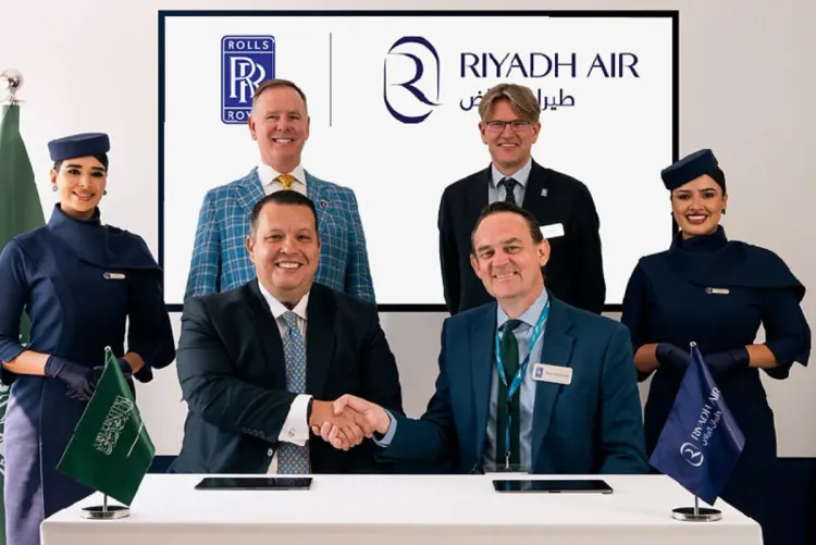 "طيران الرياض" توقع مذكرة تفاهم لشراء 116 محركا من "رولز رويس"