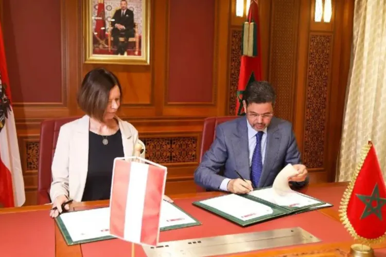 المجلس الأعلى للسلطة القضائية يوقع مذكرة تفاهم مع المحكمة العليا بجمهورية النمسا