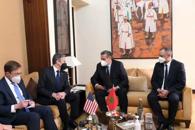 عزيز أخنوش يستقبل وزير الخارجية الأمريكي أنتوني بلينكن