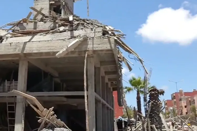 انهيار عمارة في طور البناء نواحي الدار البيضاء دون تسجيل أضرار بشرية