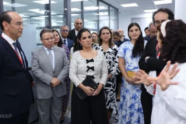 السيدة الأولى لجمهورية السلفادور تزور بالرباط مركز محمد السادس للبحث والابتكار