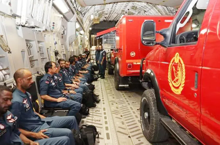 مجموعة البحث والإنقاذ القطرية تتوجه إلى المملكة المغربية