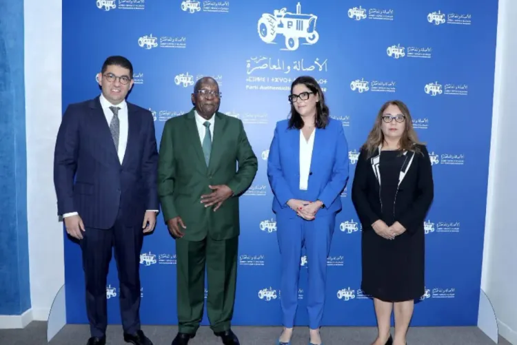 قيادة حزب الأصالة والمعاصرة تستقبل الرئيس السابق لجنوب إفريقيا وزعيم حزب "أومكونتو وي سيزوي"، جاكوب زوما