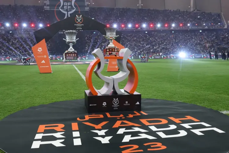 12 مليون يورو لريال مدريد وبرشلونة من كأس السوبر الإسباني بالرياض
