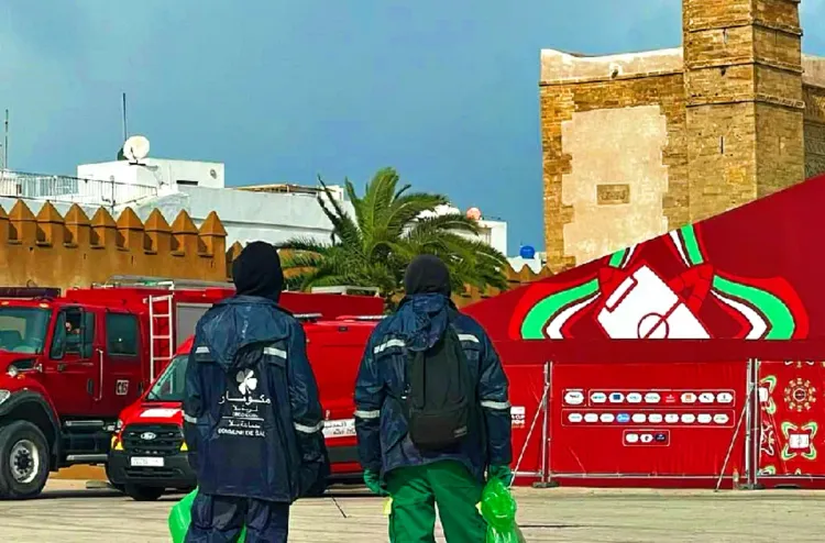 "كان المغرب 2025".. عمال النظافة، جنود الخفاء يساهمون في إنجاح هذا العرس الإفريقي