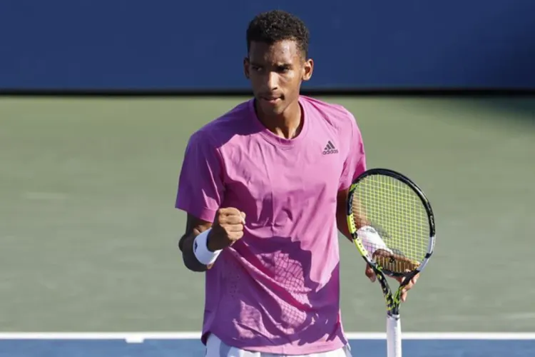 بطولة أمريكا المفتوحة لكرة المضرب 2022 : الكندي فيليكس أوجير ألياسيم يتأهل إلى الدور الثاني