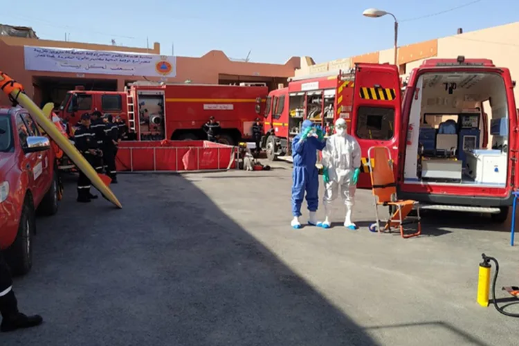 اليوم العالمي للوقاية المدنية : كلميم تنظم يوم تحسيسي لفائدة تلاميذ مدرسة الداخلة