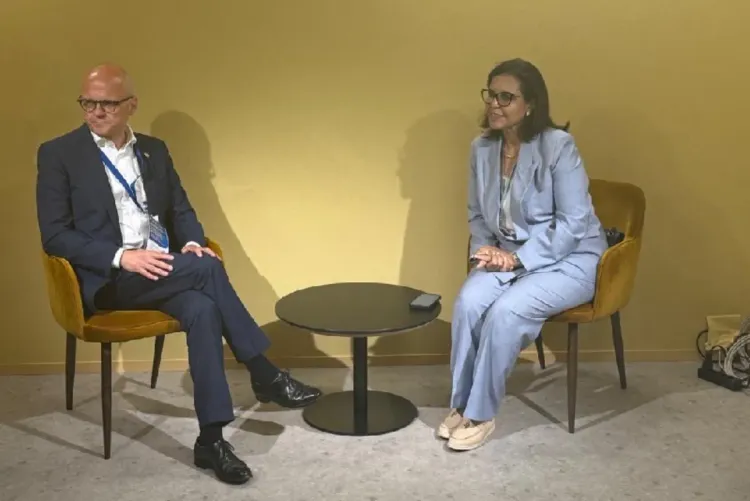 مؤتمر الأمم المتحدة الثالث للمحيطات.. السيدة الدريوش تتباحث مع الأمين التنفيذي للجنة الأوقيانوغرافية الحكومية الدولية التابعة لليونسكو