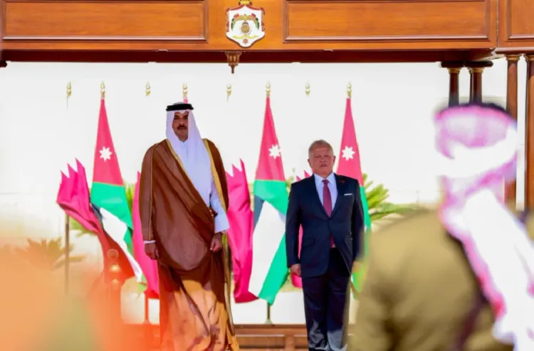 مباحثات بعمان بين العاهل الأردني وأمير قطر حول أبرز مستجدات المنطقة